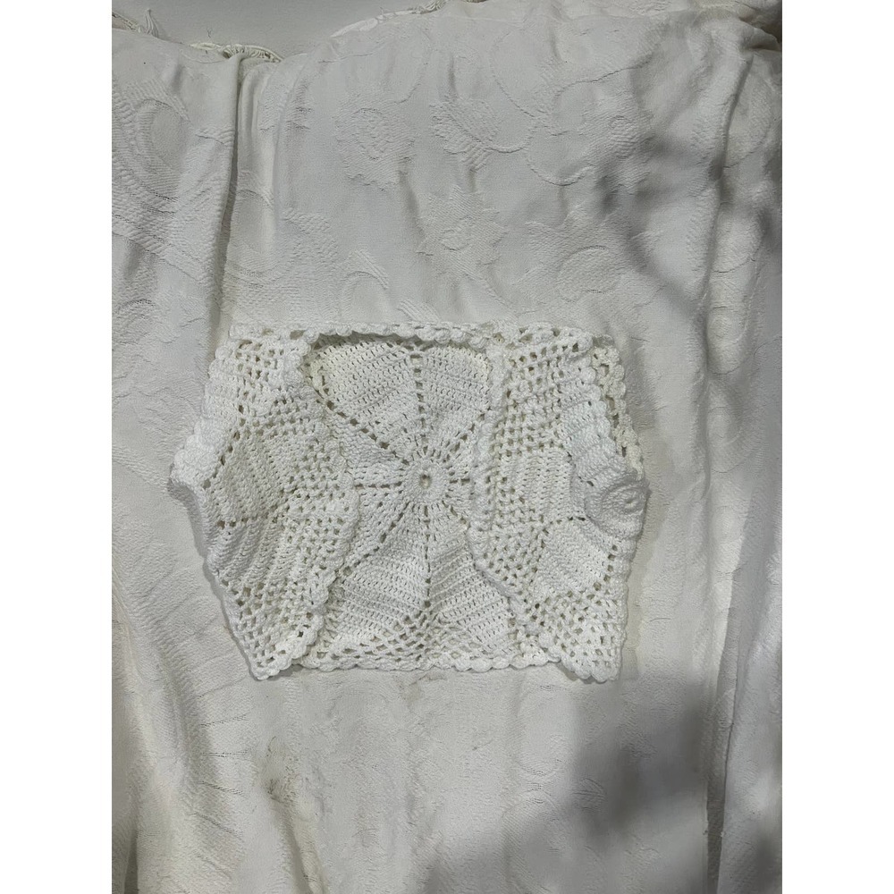 Puff and Bear Knit Shawl Womans Size S